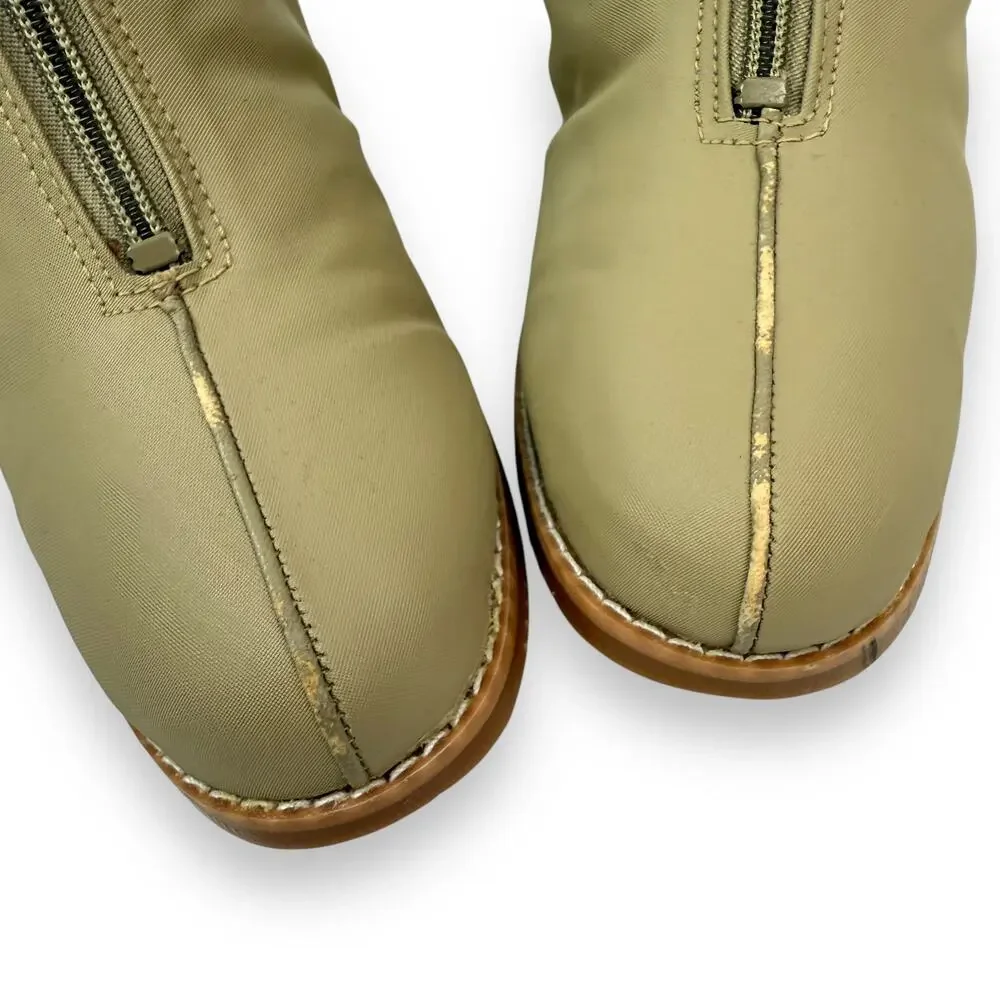1970's brand new tan winter waterproof faux fur lined boots - Picture 7 of 16